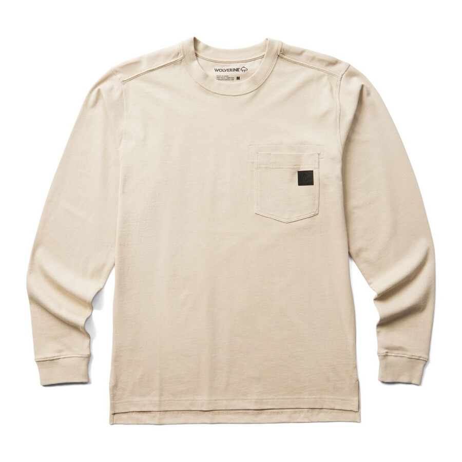 guardian bomull lång Ärm pocket tee