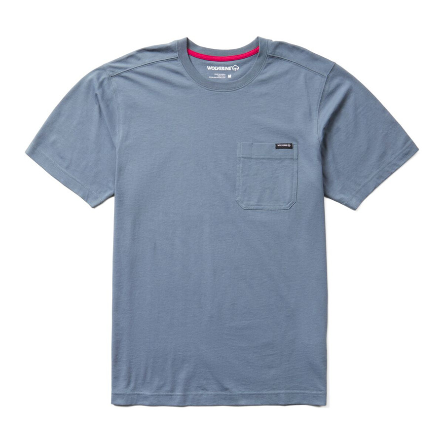 klassisk kort Ärm pocket tee