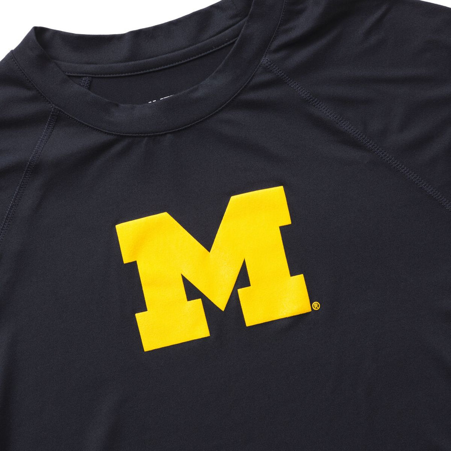 wolverine x tappra university of michigan sun-stop eko lång Ärm tee