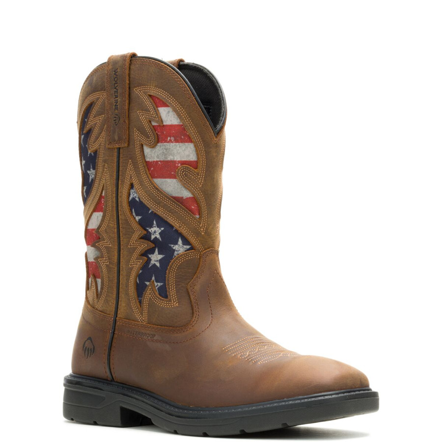 rancher flagga wellington arbete boot