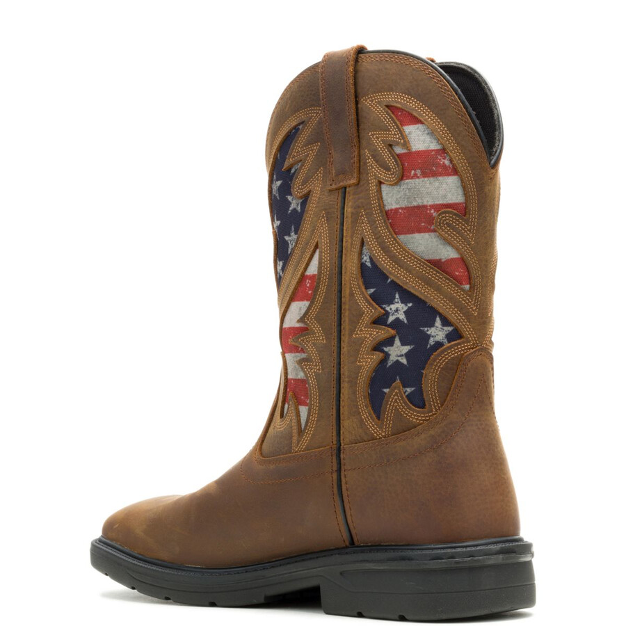 rancher flagga wellington arbete boot