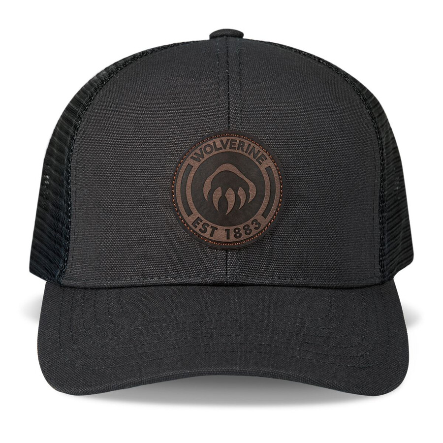 1883 läder patch trucker keps