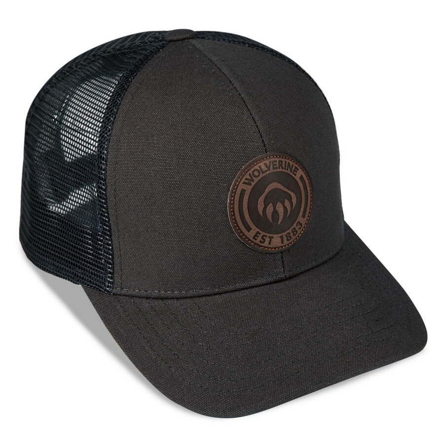 1883 läder patch trucker keps