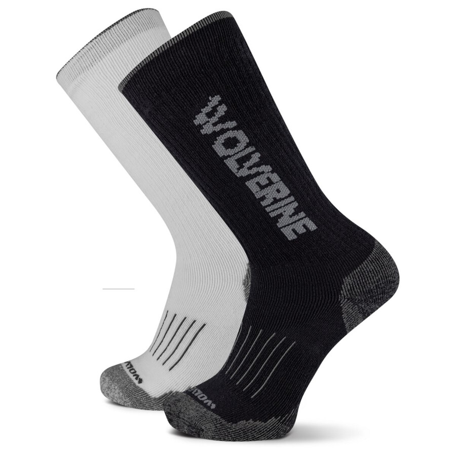 2-pk hela säsongen mid-calf arbete socka